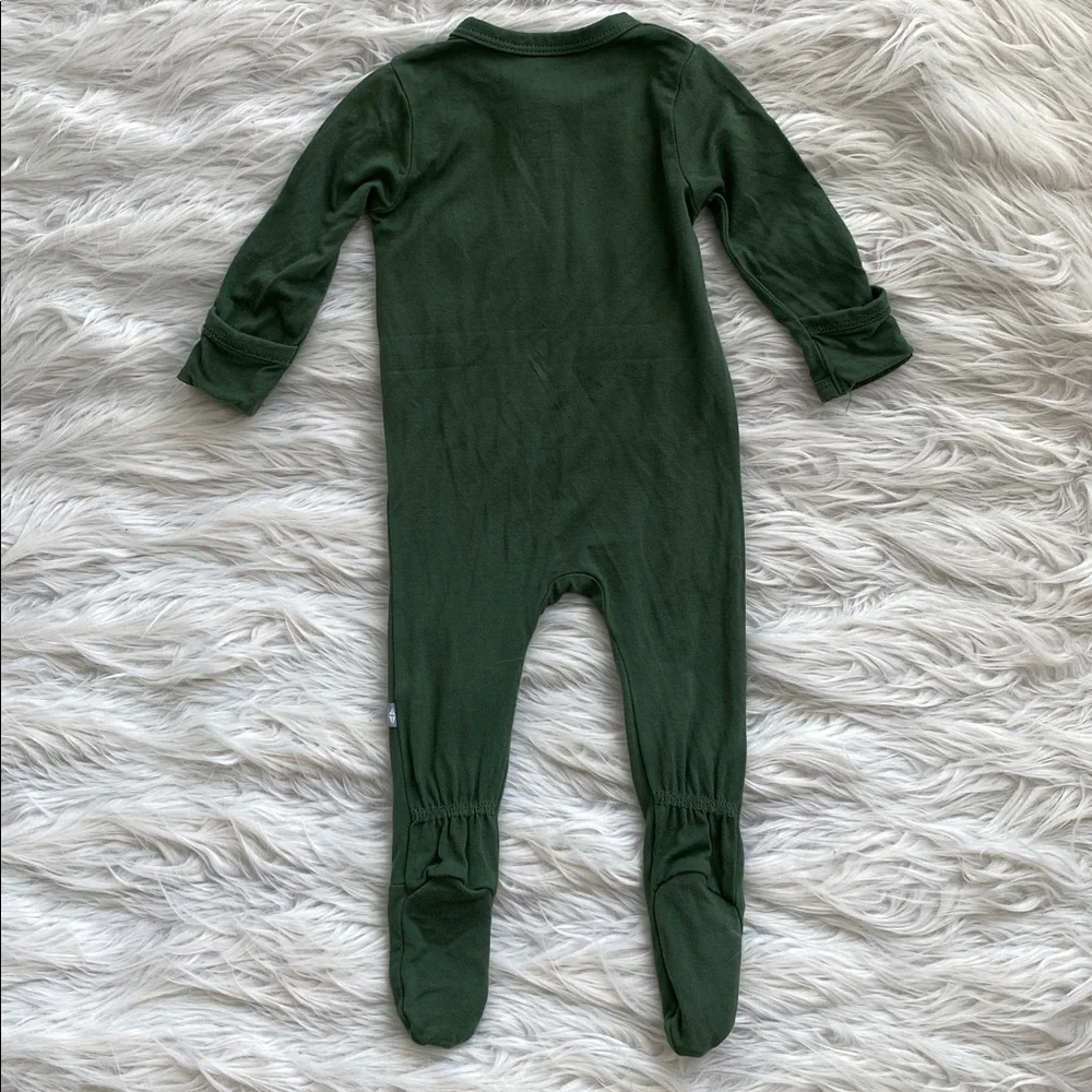 Kyte BABY | Olive Green Zippered Footie